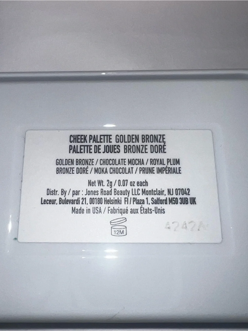 Jones Road Cheek Trio - Golden Bronze / Bronze Dore  Brand New !!!